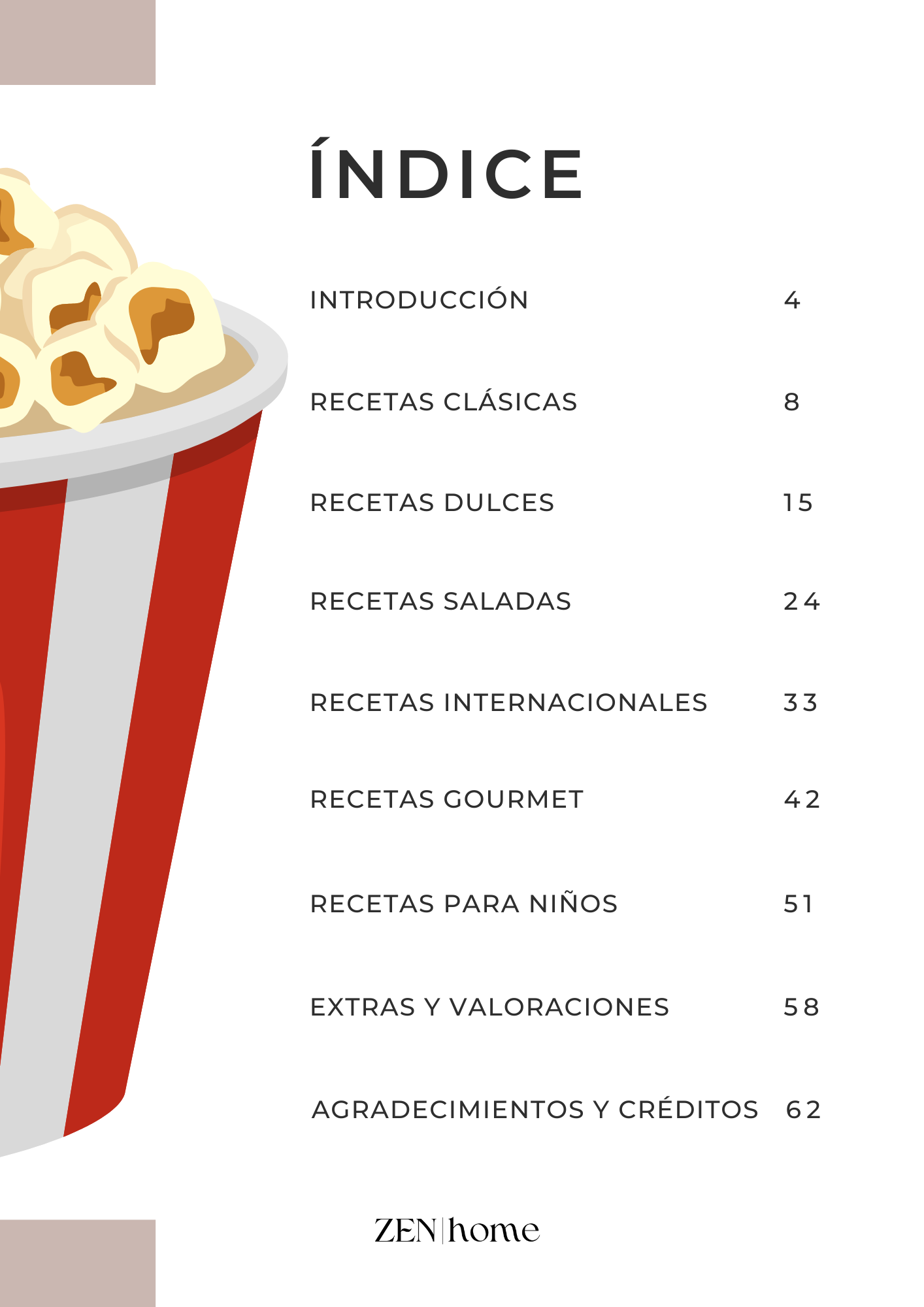 El Universo de las Palomitas: La Guía Definitiva de Recetas Dulces, Saladas y Gourmet